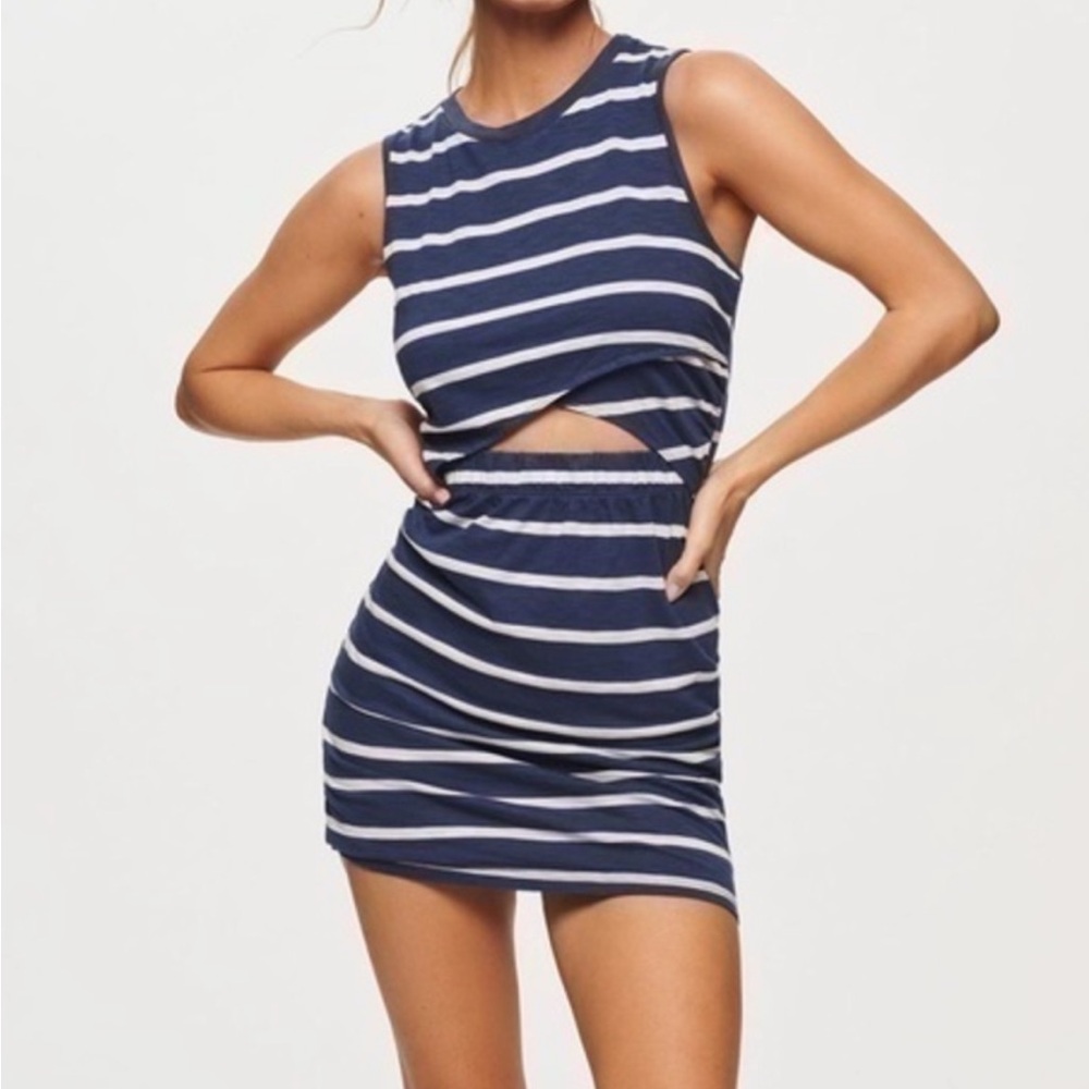Navy and White Striped Sleeveless Dress

Anthropologie T.LA Twisted Cutout Dress